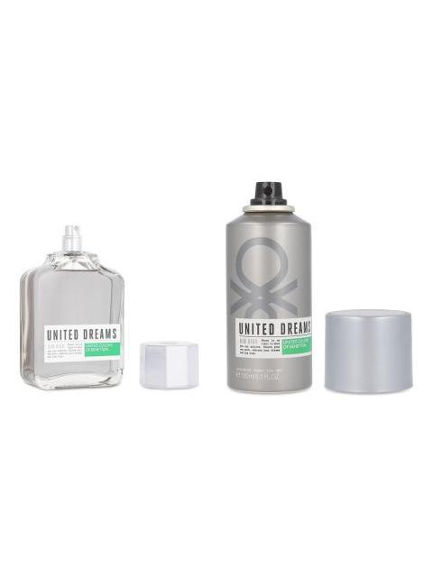 SET REGALO BENETTON PERFUME HOMBRE UNITED DREAMS AIM HIGH EDT 100ML + DESODORANTE 150ML EDT 1 ML PARA HOMBRE - Image 4