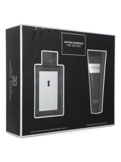 SET THE SECRET 2PZS 100ML EDT SPRAY AFTER SHAVE 75ML - Image 2