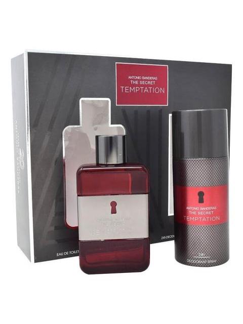 SET THE SECRET TEMPTATION 2PZS 100 ML EDT SPRAY + DESODORANT