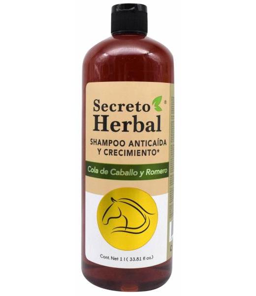 SHAMPOO ANTICAIDA COLA DE CABALLO Y ROMERO 1 L SECRETO HERBAL
