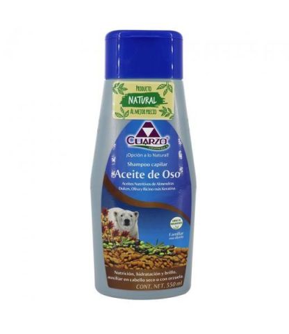 SHAMPOO CUARZO ACEITE DE OSO 550 ML. CUARZO COSMETICS