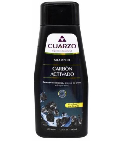 SHAMPOO CARBON ACTIVADO 550 ML CUARZO