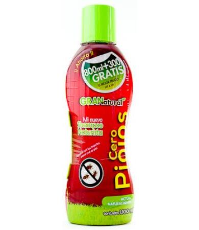 SHAMPOO CERO PIOJOS 1100 ML GRANATURAL