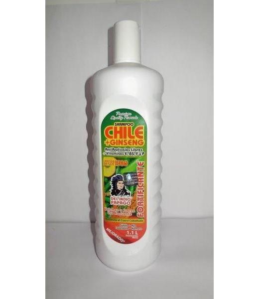 SHAMPOO CHILE +GINSENG 1.1L ANTIRADICALES LIBRES VITAMINAS EB5 F TEPEZCOHUITE DEL INDIO PAPAGO