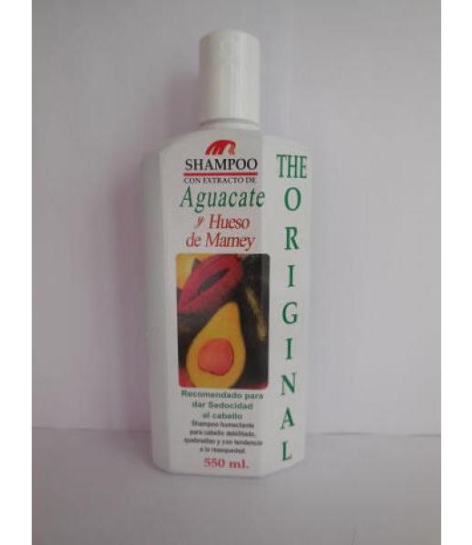 SHAMPOO CON EXTRACTO DE AGUACATE Y HUESO DE MAMEY 550ML SHAMPOOS NUEVOS