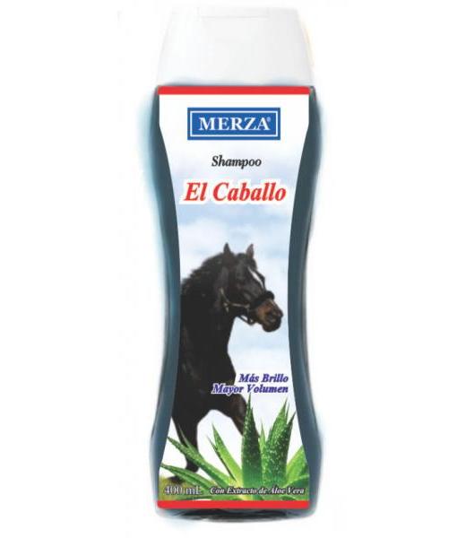 SHAMPOO EL CABALLO 400 ML MAS BRILLO MAYOR VOLUMEN SIN CANAS