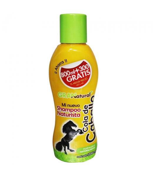SHAMPOO GRAN NATURAL COLA DE CABALLO 1100 ML MI NUEVO SHAMPOO NAT SHAMPOOS NACE