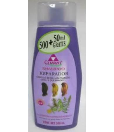 SHAMPOO REPARADOR CON QUERATINA 550 ML CUARZO