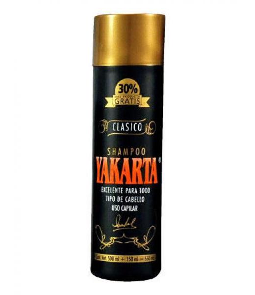 SHAMPOO YAKARTA CLASICO 500ML.+150ML GRATIS 650 ML EXCELENTE PARA YAKARTA