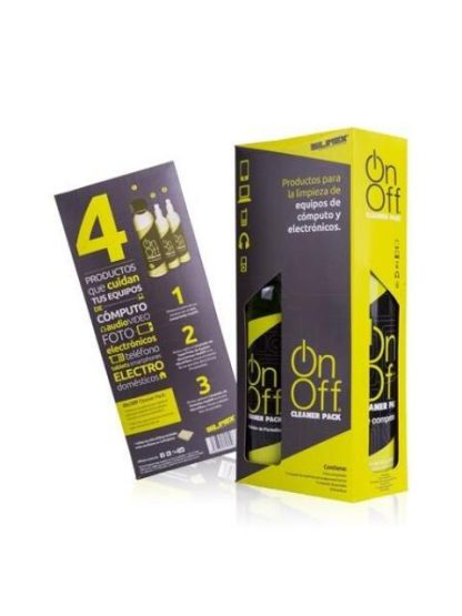 SILIMEX ON OFF CLEANER PACK KIT LIMPIADOR DE PANTALLAS 660ML 4 PIEZAS