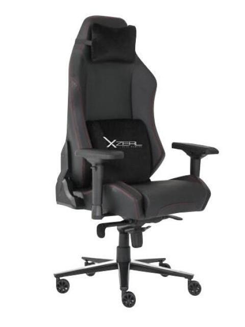 SILLA GAMER XZ40B HASTA 150KG NEGRO-BLANCO