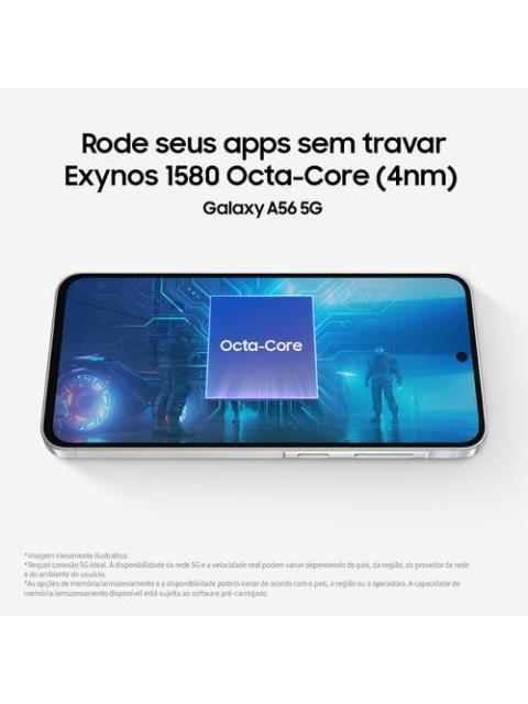 SMARTPHONE SAMSUNG GALAXY A56 5G 128 GB 8 GB DE RAM GRIS - Image 4