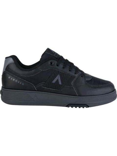 SNEAKER PREMIUM MONOCOLOR CASUAL BASICO NEGRO KAROSSO