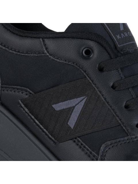 SNEAKER PREMIUM MONOCOLOR CASUAL BASICO NEGRO KAROSSO - Image 6