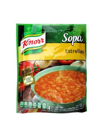 SOPA INSTANTANEA KNORR ESTRELLITAS 95 GR
