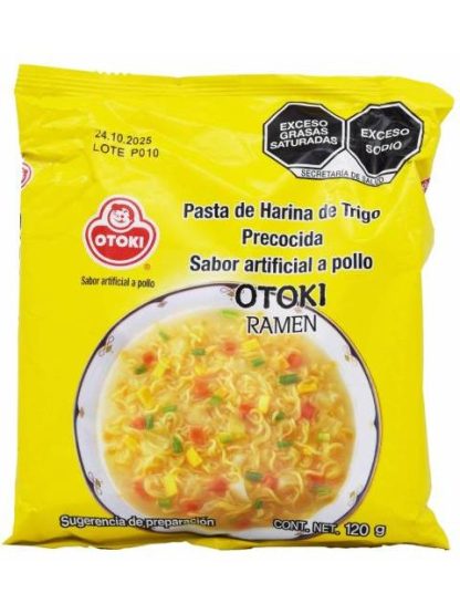 SOPA PRECOCIDA RAMEN POLLO 120 G OTOKI