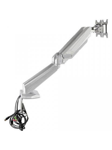 STARTECH  SOPORTE DE ESCRITORIO PARA 2 MONITORES 15 - 32 HASTA 16KG 2X USB PLATA - Image 3