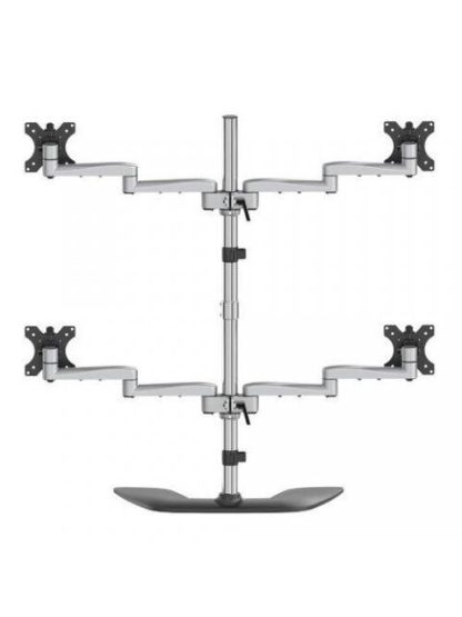 STARTECH  SOPORTE DE ESCRITORIO PARA 4 MONITORES MAX. 32 HASTA 8KG PLATA - Image 6