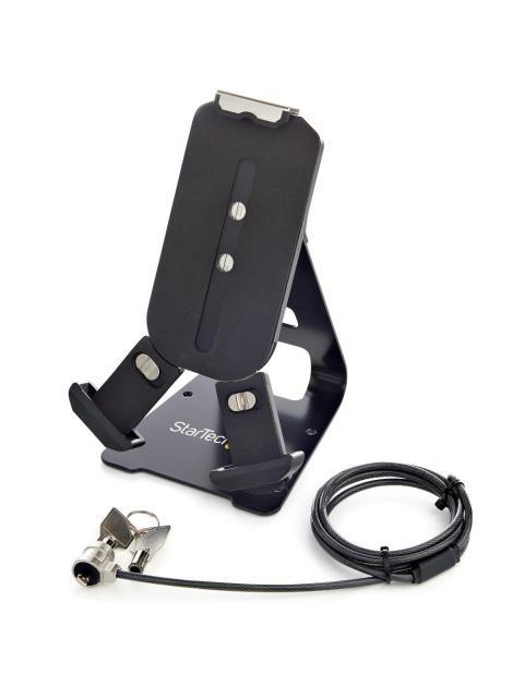 STARTECH SOPORTE DE SEGURIDAD PARA TABLET SECTBLTDT 7.9 - 13 NEGRO INCLUYE CANDADO EN CABLE