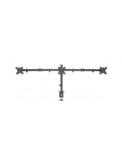 MANHATTAN SOPORTE DE MESA PARA 3 MONITORES 13 - 27 21KG NEGRO - Image 5