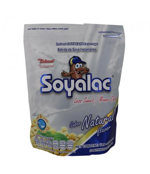 SOYALAC SABOR NATURAL 500GR. BEBIDA DE SOYA INSTANTANEA COMERCIALIZADORA RAPI FRUIT