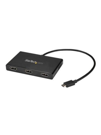 SPLITTER DIVISOR STARTECH MSTCDP123HD USB-C A 3 PUERTOS HDMI
