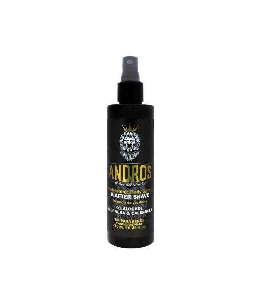 SPRAY & AFTER SHAVE DESPUES DE AFEITAR FRAGANCIA USO DIARIO 250ML ANDROS
