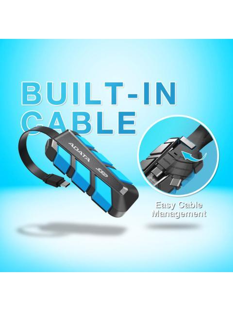 SSD EXTERNO ADATA SC740 2 TB USB-C NEGRO - Image 7