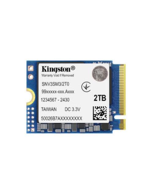 SSD KINGSTON SNV3SM3-2T0 NVME 2 TB M.2 5000 MB-S ESCRITURA 6000 MB-S LECTURA PCI EXPRESS 4.0
