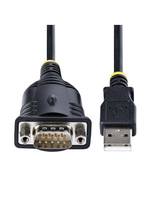 STARTECH  ADAPTADOR BD9 RS-232 MACHO - USB MACHO 914.4CM NEGRO - Image 3