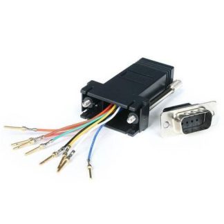 STARTECH  ADAPTADOR DB9 MACHO - RJ45 HEMBRA NEGRO