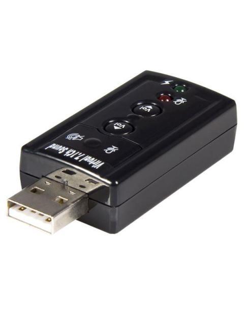 STARTECH ADAPTADOR DE SONIDO ICUSBAUDIO7 7.1 CANALES USB 2.0