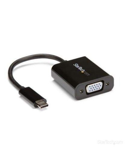 STARTECH  ADAPTADOR DE VIDEO USB C - VGA NEGRO