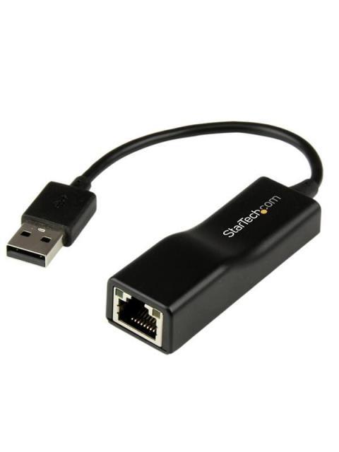 STARTECH  ADAPTADOR EXTERNO USB 2.0 DE RED FAST ETHERNET 10-100 MBPS 15CM