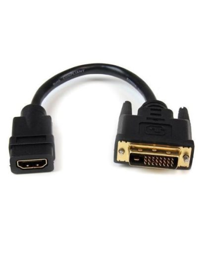 STARTECH  ADAPTADOR HDMI HEMBRA - DVI-D MACHO NEGRO