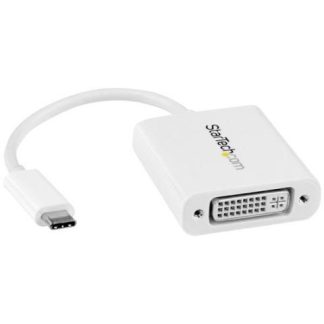 STARTECH  ADAPTADOR USB-C MACHO - DVI HEMBRA BLANCO
