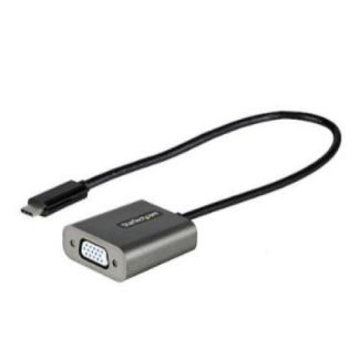 STARTECH  ADAPTADOR USB C MACHO - VGA HEMBRA NEGRO