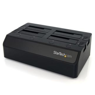 STARTECH  BASE DE ACOPLAMIENTO USB 3.0 CON 4 BAHIAS SATA 6GBPS DE 2.5-3.5