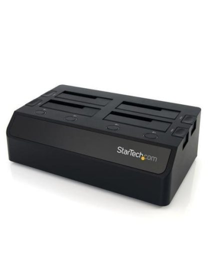 STARTECH  BASE DE ACOPLAMIENTO USB 3.0 CON 4 BAHIAS SATA 6GBPS DE 2.5-3.5
