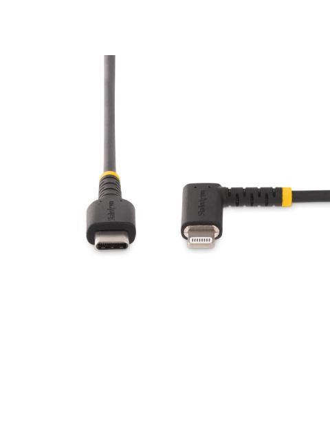 STARTECH  CABLE DE CARGA CERTIFICADO MFI USB-C - LIGHTNING 1 METRO NEGRO PARA IPHONE-IPAD - Image 4