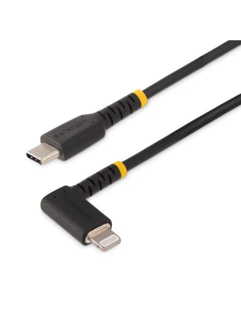 STARTECH  CABLE DE CARGA CERTIFICADO MFI USB-C - LIGHTNING 2 METROS NEGRO PARA IPHONE-IPAD