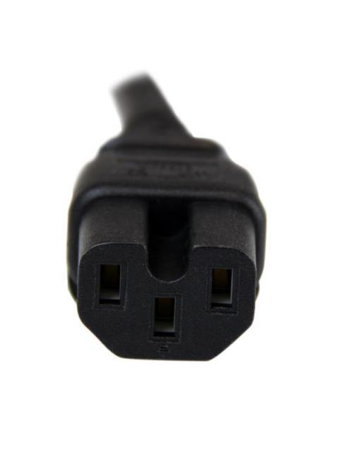 CABLE 1.2M ALIMENTACION 14AWG PC NEMA5-15P A C15 STARTECH PXT515C154 - Image 3