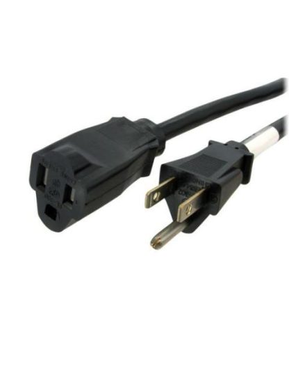 STARTECH  CABLE DE PODER NEMA 5-15R MACHO - NEMA 5-15P HEMBRA 1.8 METROS