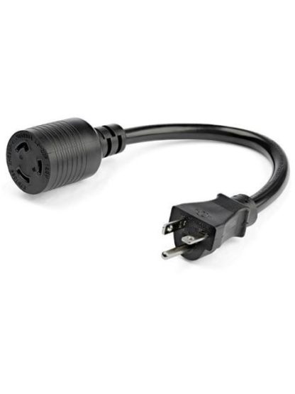 STARTECH  CABLE DE PODER NEMA L5-20P MACHO - NEMA L5-20R HEMBRA 90CM NEGRO