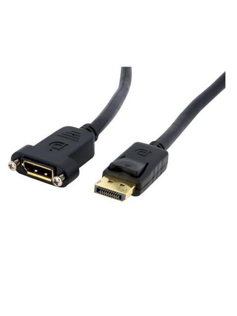 STARTECH  CABLE DISPLAYPORT HEMBRA- DISPLAYPORT MACHO 90CM NEGRO