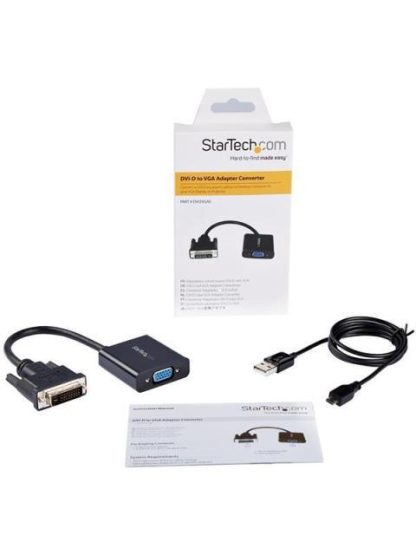 STARTECH  CABLE DVI-D MACHO - VGA HEMBRA NEGRO - Image 2
