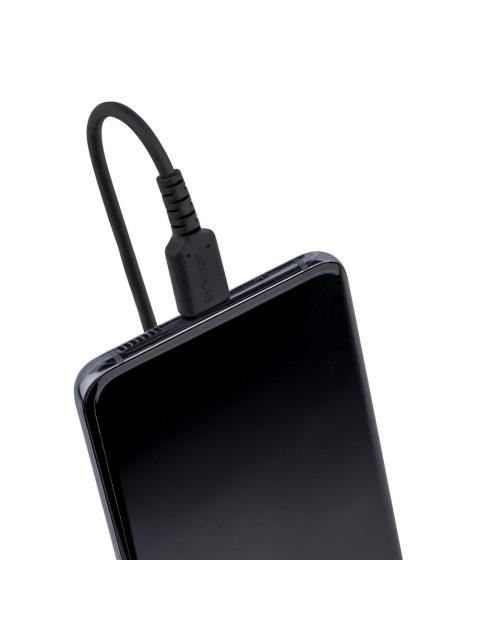 STARTECH  CABLE ESPIRAL USB-A MACHO - USB-C MACHO 1 METRO NEGRO - Image 6
