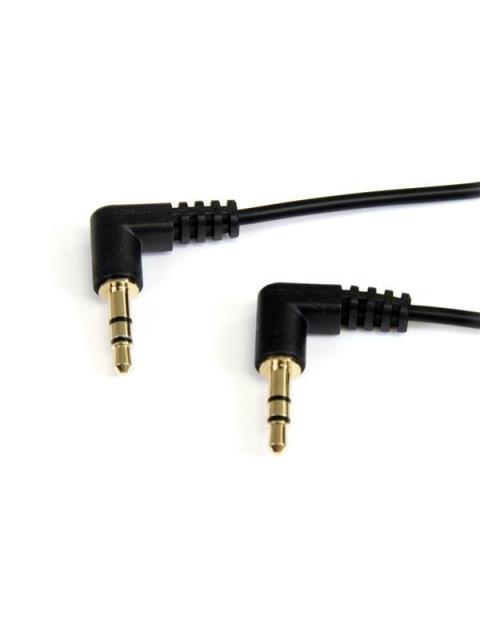 STARTECH  CABLE EXTENSOR DE AUDIO 35MM MACHO - 35MM MACHO 90CM NEGRO
