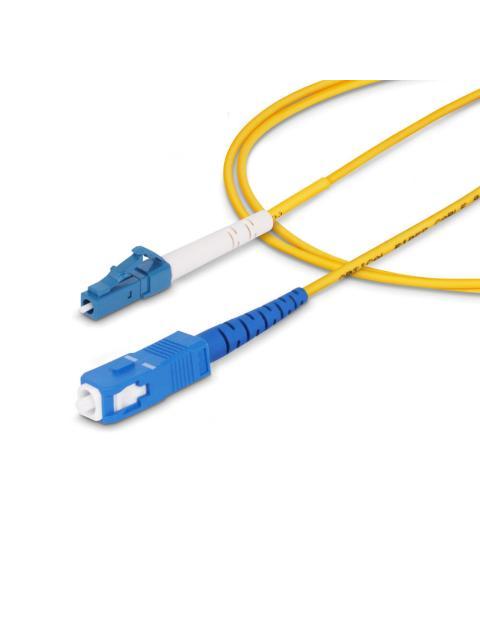 STARTECH  CABLE FIBRA OPTICA MONOMODO OS2 LC MACHO - SC MACHO NUCLEO 9?M CUBIERTA 125?M 5 METROS AMARILLO - Image 7