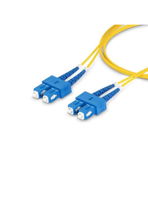 STARTECH  CABLE FIBRE OPTICA MONOMODO OS2 SC MACHO - SC MACHO NUCLEO 9?M CUBIERTA 125?M 2 METROS AMARILLO - Image 5